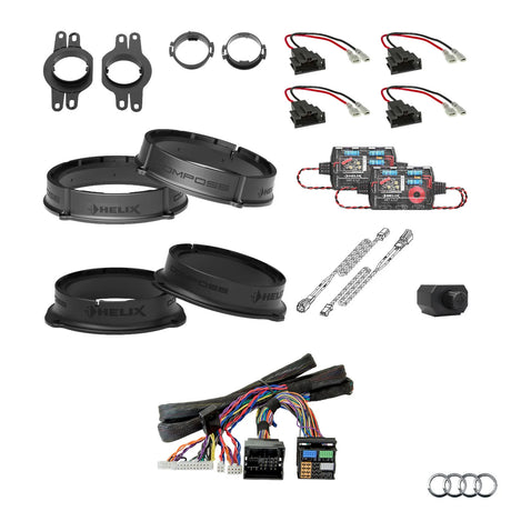 Audi A4 B9 AudiSound HELIX Ci3 Ci5 active speaker subwoofer and DSP amplifier upgrade package – MC Audio Sydney