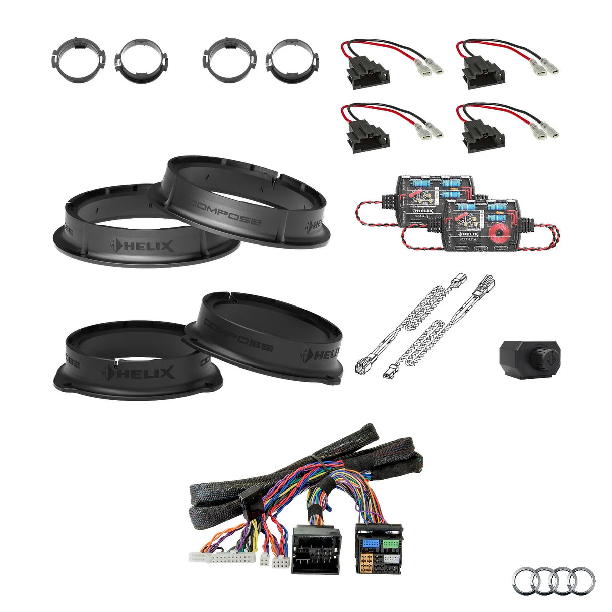 Audi A5 F5 AudiSound HELIX Ci3 Ci5 active speaker subwoofer and DSP amplifier upgrade package – MC Audio Sydney