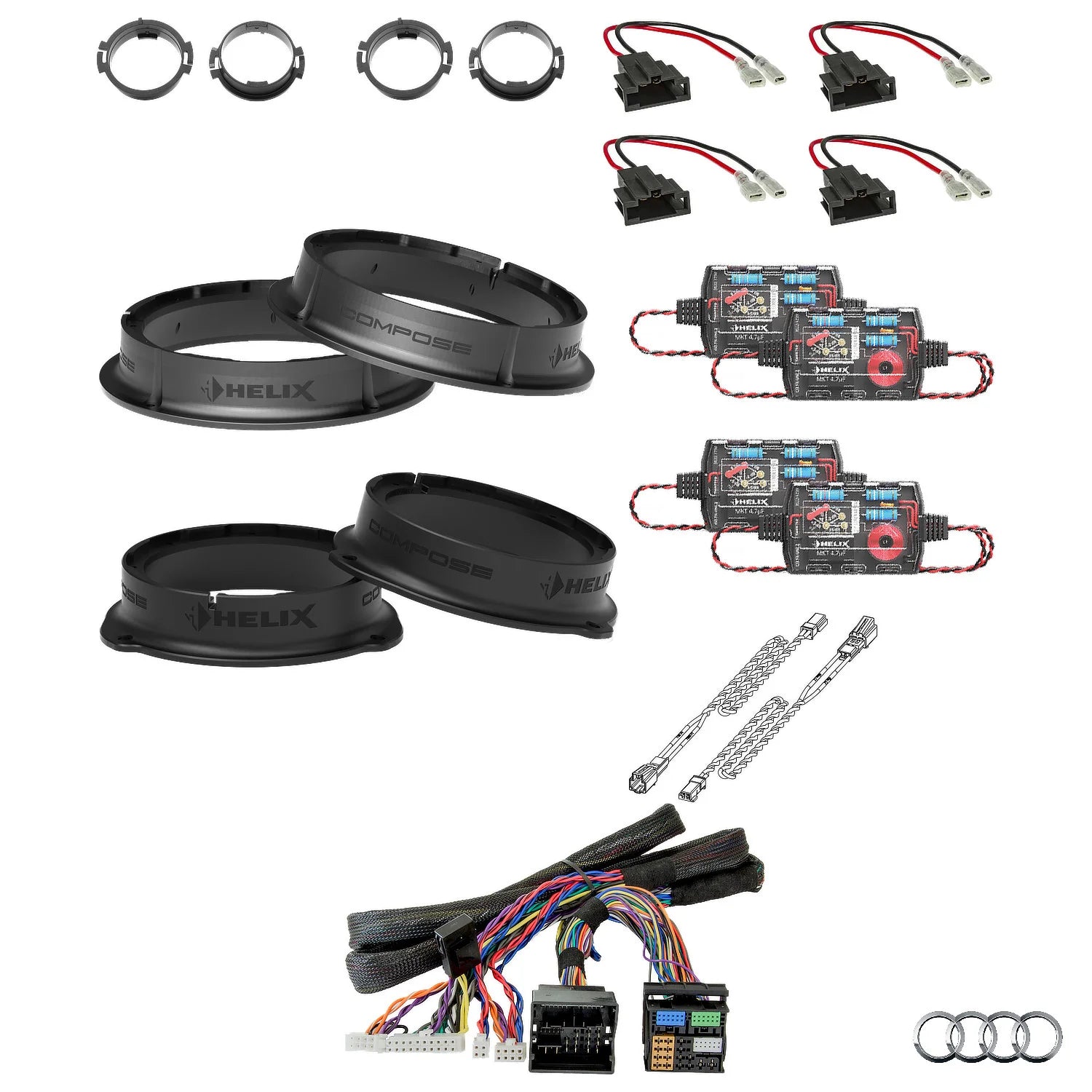 Audi A5 F5 AudiSound HELIX Ci3 speaker and DSP amplifier upgrade package – MC Audio Sydney