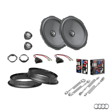 Audi A5 F5 HELIX Ci3 Ci5 front speaker upgrade for factory sound system – MC Audio Sydney