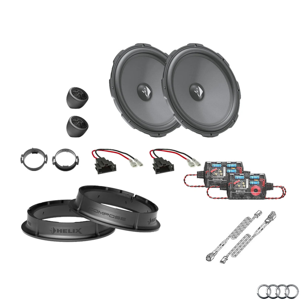 Audi A5 F5 HELIX Ci3 front speaker upgrade for factory sound system – MC Audio Sydney