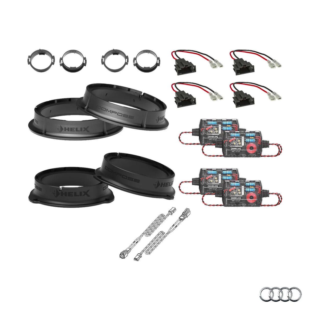 Audi A5 F5 HELIX Ci3 speaker upgrade for factory sound system – MC Audio Sydney