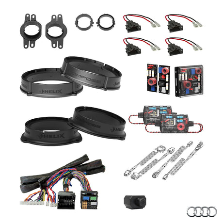 Audi A6 C8 AudiSound HELIX Ci3 Ci5 speaker subwoofer and DSP amplifier upgrade package – MC Audio Sydney