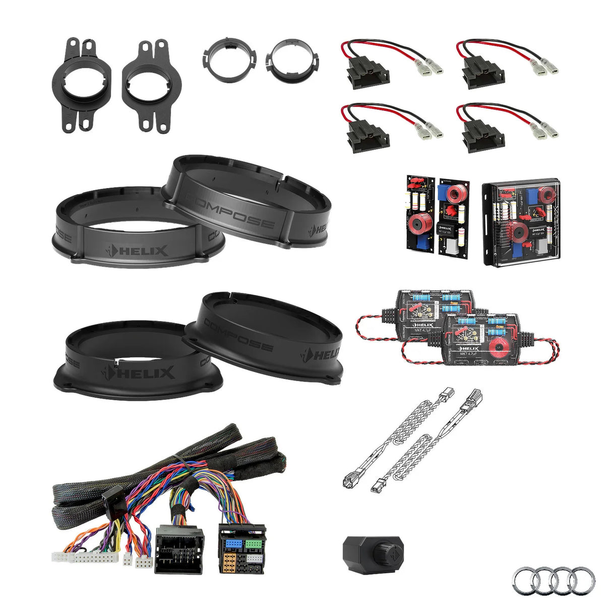Audi A6 C9 AudiSound HELIX Ci3 Ci5 active speaker subwoofer and DSP amplifier upgrade package – MC Audio Sydney