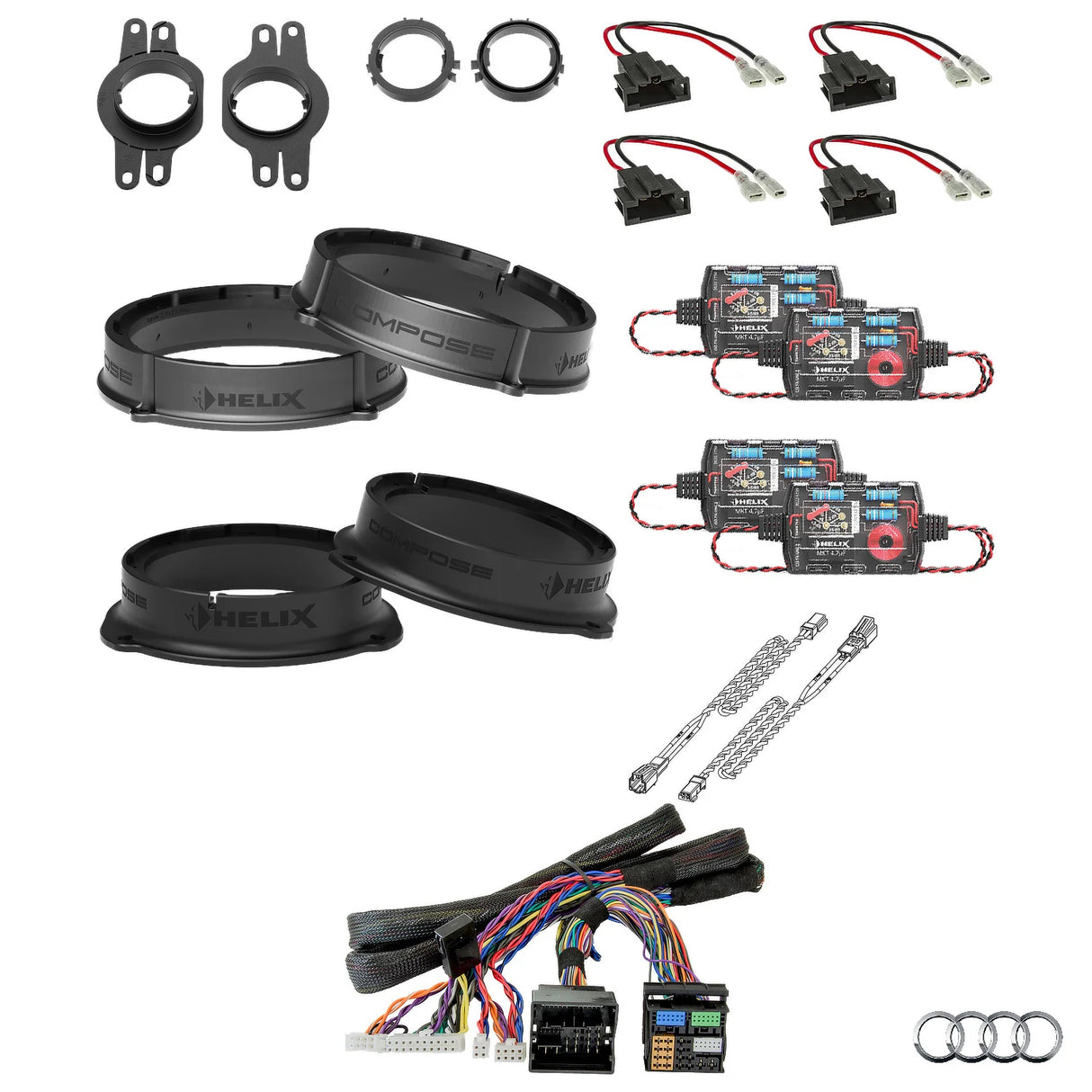 Audi A6 C9 AudiSound HELIX Ci3 speaker and DSP amplifier upgrade package – MC Audio Sydney