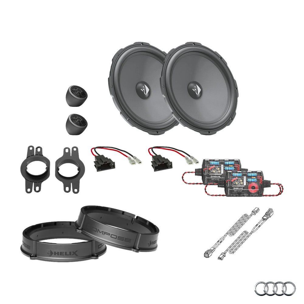Audi A6 C9 HELIX Ci3 front speaker upgrade for factory sound system – MC Audio Sydney