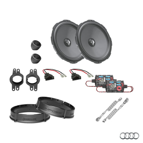 Audi A6 C9 HELIX Ci3 front speaker upgrade for factory sound system – MC Audio Sydney