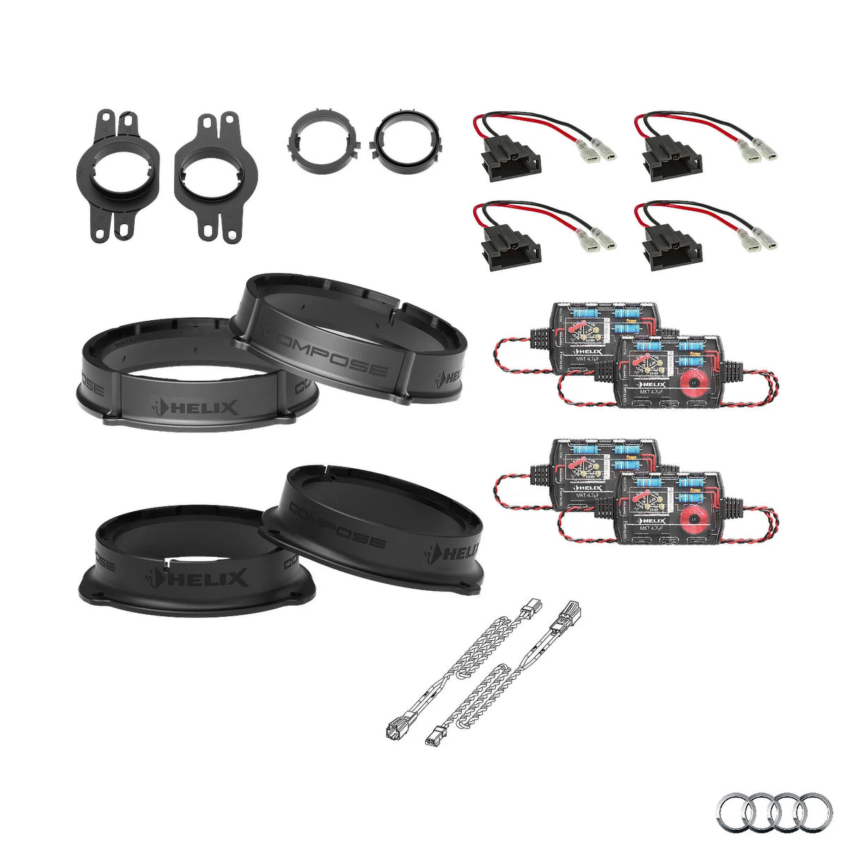 Audi A6 C9 HELIX Ci3 speaker upgrade for factory sound system – MC Audio Sydney