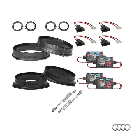 Audi Q2 GA HELIX Ci3 speaker upgrade for factory sound system – MC Audio Sydney