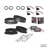 Audi Q3 F3 HELIX Ci3 Ci5 speaker upgrade package with vehicle-specific integration – MC Audio Sydney