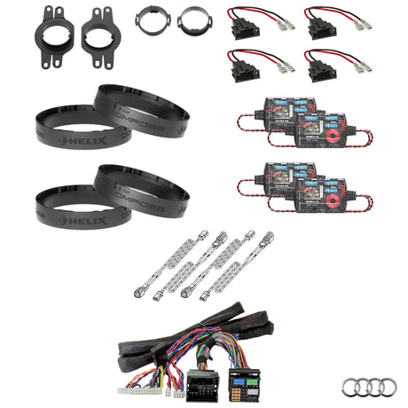 Audi Q4 e-tron AudiSound HELIX Ci3 speaker and DSP amplifier upgrade package – MC Audio Sydney