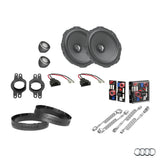 Audi Q4 e-tron HELIX Ci3 Ci5 front speaker upgrade package with vehicle-specific integration – MC Audio Sydney