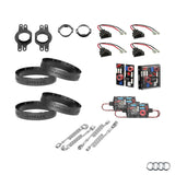 Audi Q4 e-tron HELIX Ci3 Ci5 speaker upgrade package with vehicle-specific integration – MC Audio Sydney
