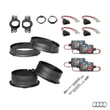 Audi Q5 FY HELIX Ci3 speaker upgrade package with vehicle-specific factory integration – MC Audio Sydney