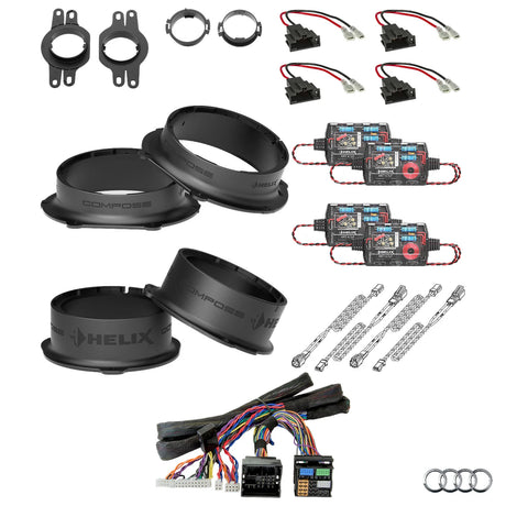 Audi Q7 4M AudiSound HELIX Ci3 speaker and DSP amplifier upgrade package – MC Audio Sydney