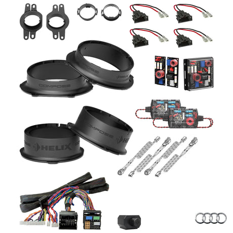 Audi Q8 4M AudiSound HELIX Ci3 Ci5 active speaker subwoofer and DSP amplifier upgrade package – MC Audio Sydney