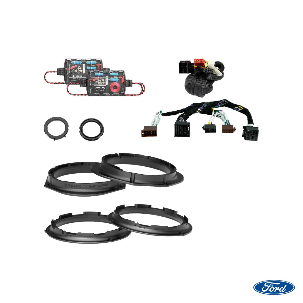 Ford Ranger Next-Gen HELIX Ci3 speaker DSP amplifier upgrade package with Extra Bass – MC Audio Sydney