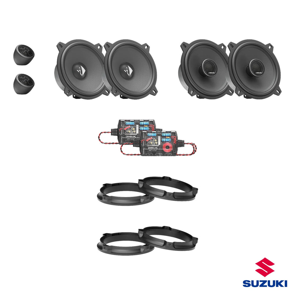 Suzuki Jimny XL HELIX Ci3 speaker upgrade package 2 with vehicle-specific integration – MC Audio Sydney