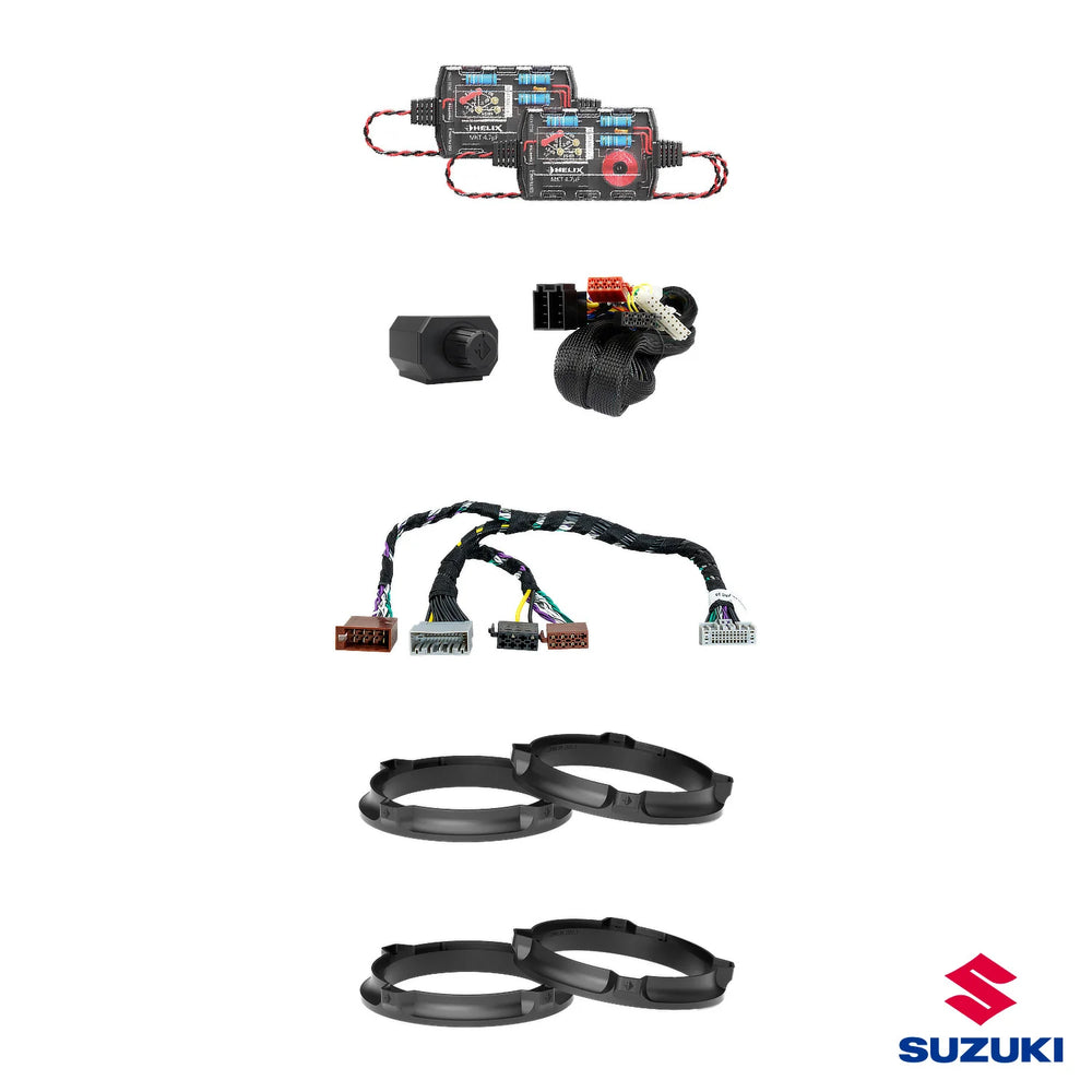 MATCH M 5.4DSP HELIX Ci3 speaker subwoofer amplified audio upgrade package 2 for Suzuki Jimny XL – MC Audio Sydney