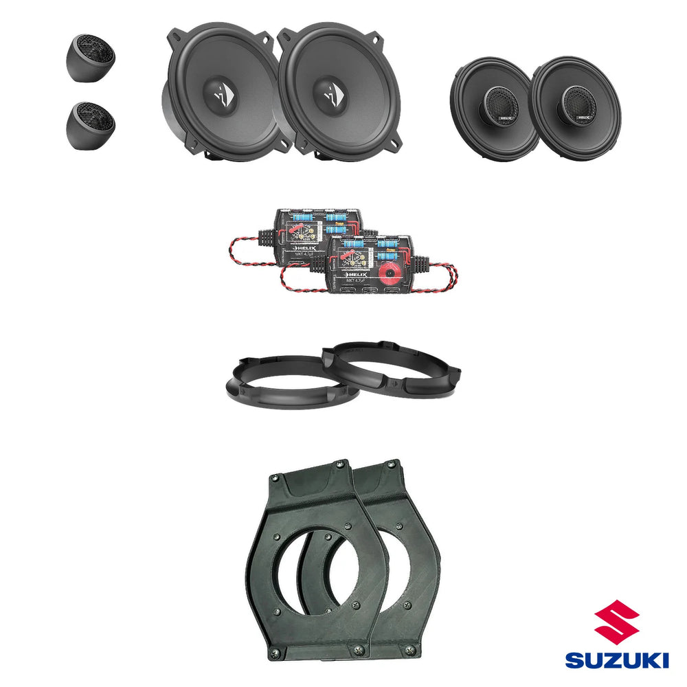Suzuki Jimny HELIX Ci3 speaker upgrade package 2 with vehicle-specific integration – MC Audio Sydney