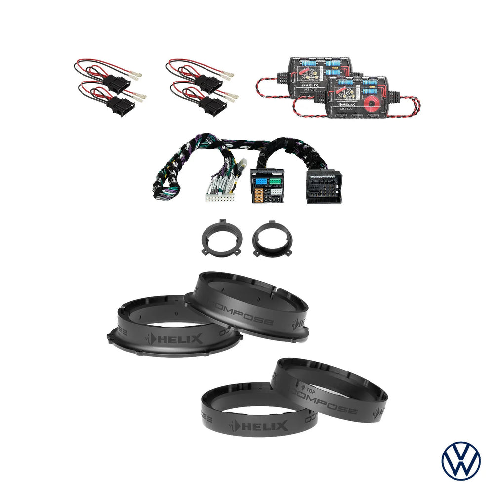 VW Golf 7 7.5 HELIX Ci3 speaker subwoofer and DSP amplifier upgrade package 2 – MC Audio Sydney