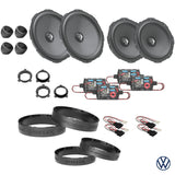 VW Tiguan HELIX Ci3 speaker upgrade package 2 for factory sound system – MC Audio Sydney