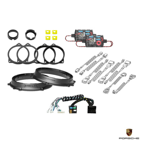 Plug and play HELIX Ci3 speaker and DSP amplifier upgrade for Porsche 911 992 – MC Audio Sydney