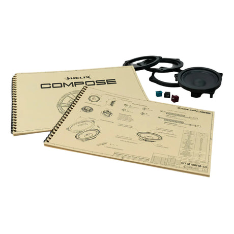 HELIX COMPOSE features and acoustic technologies specification sheet – by MC Audio Sydney