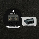 HELIX IK ER8.2-DVC2 rear panel and dual voice coil terminal detail 2x2 ohm – by MC Audio Sydney