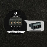 HELIX IK ER8.1-DVC2 rear panel and dual voice coil terminal detail 2x2 ohm – by MC Audio Sydney