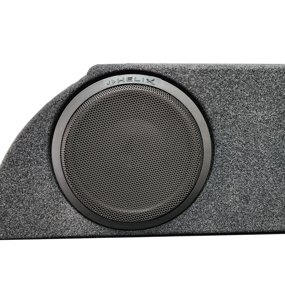 Subaru BRZ HELIX IK W10 left-side subwoofer and amplifier audio upgrade – MC Audio Sydney