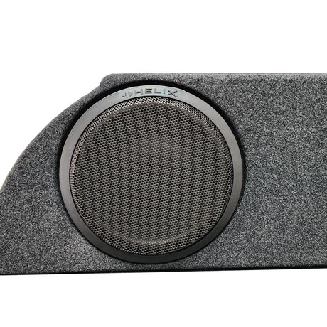 Subaru BRZ HELIX IK W10 left-side subwoofer and amplifier audio upgrade – MC Audio Sydney