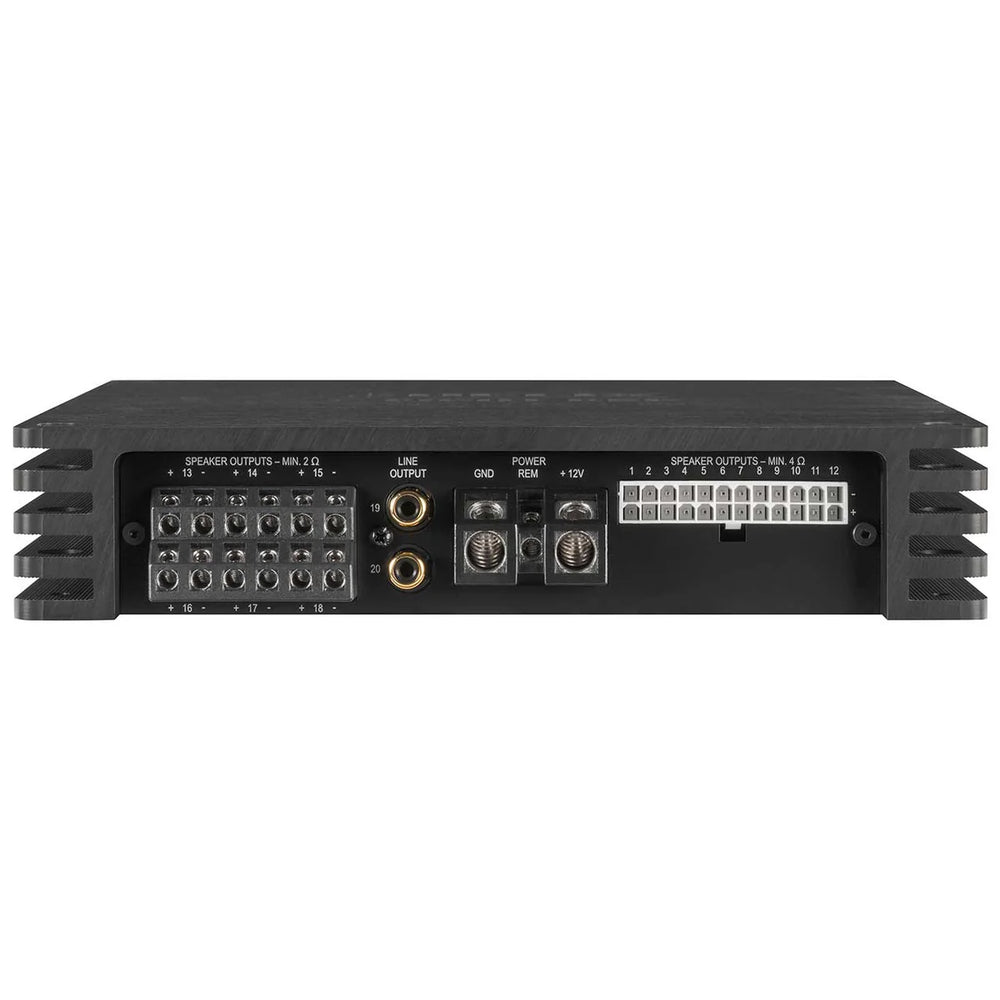 HELIX V EIGHTEEN DSP input output connections and DSP architecture detail – by MC Audio Sydney