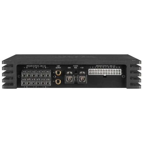 HELIX V EIGHTEEN DSP input output connections and DSP architecture detail – by MC Audio Sydney