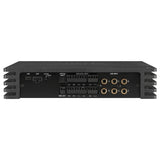 High-end 12-channel amplifier with integrated 14-channel DSP for advanced multi-channel car audio systems.