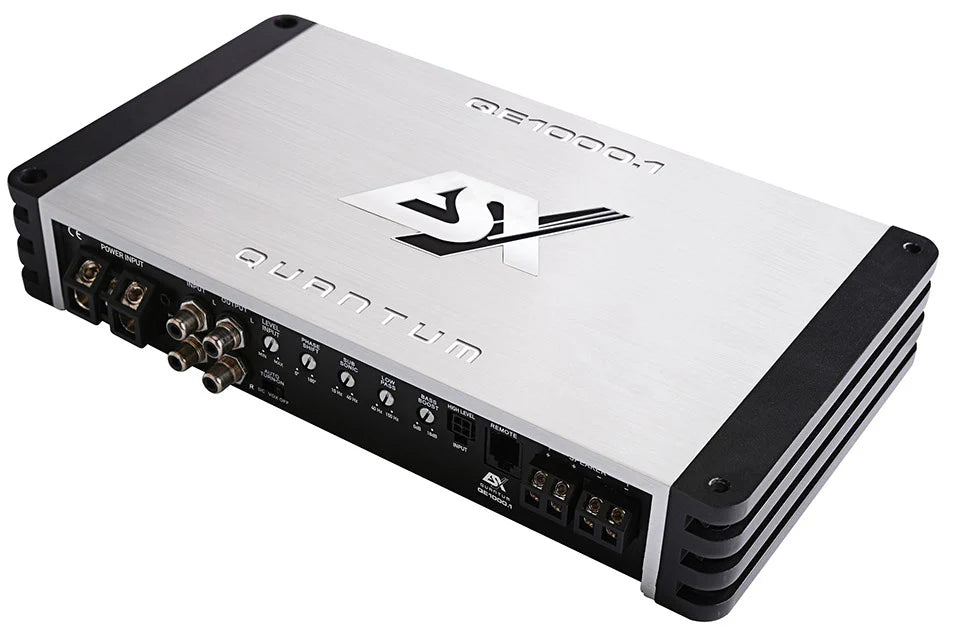 ESX QE1000.1 bass remote control – included with 1-channel 1000W amplifier by MC Audio Sydney