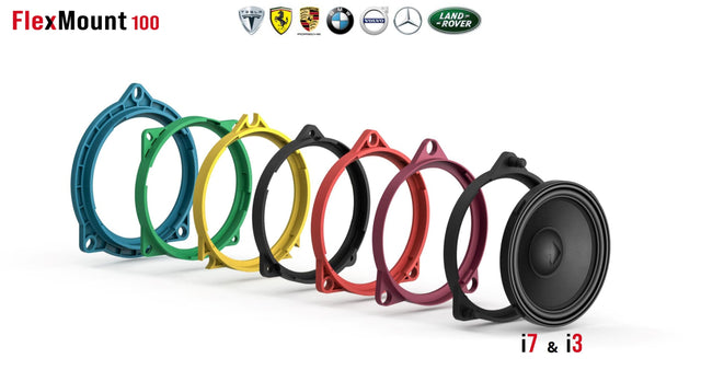 HELIX FlexMount CFMK100 - 4" 3D Printed Speaker Adapter | Pair by HELIX | MC Audio Sydney