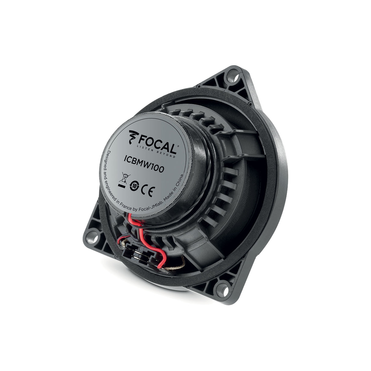 Focal IC BMW 100 4 inch plug and play coaxial speakers BMW front view – MC Audio Sydney