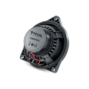 Focal IC BMW 100 4 inch plug and play coaxial speakers BMW front view – MC Audio Sydney