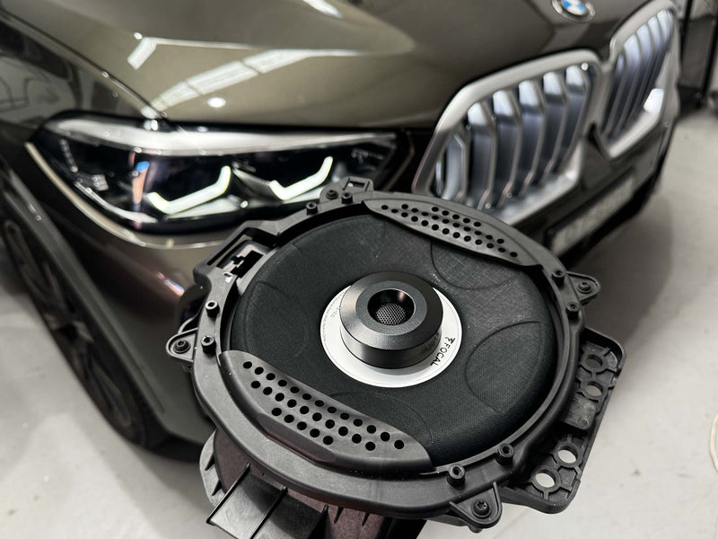 Focal iSub BMW underseat subwoofer upgrade BMW X6