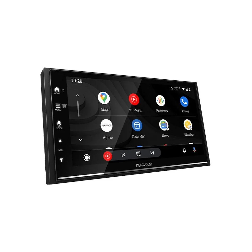 Kenwood DMX7022S Android Auto interface – 6.8” head unit navigation screen by MC Audio Sydney