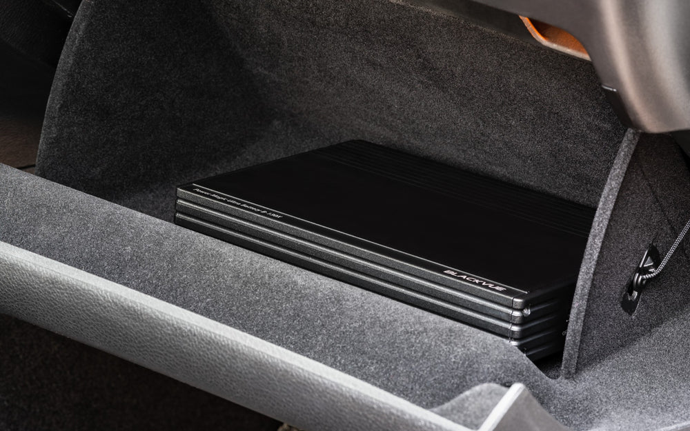 Original packaging for BlackVue B-130X parking mode battery pack 3000mAh – by MC Audio Sydney