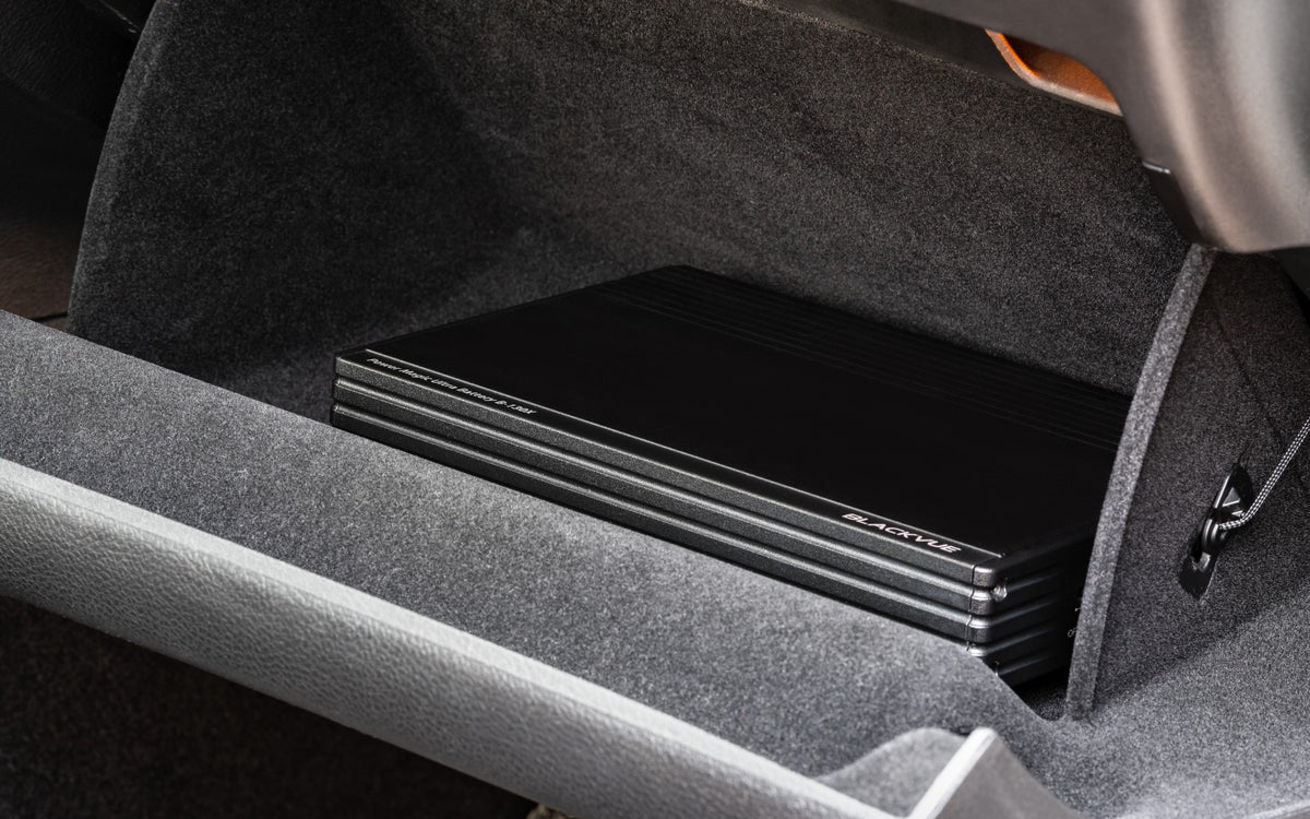 Original packaging for BlackVue B-130X parking mode battery pack 3000mAh – by MC Audio Sydney