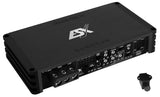 Original packaging for ESX QM 500.4 4-channel mini digital amplifier | 4×125 W RMS – by MC Audio Sydney