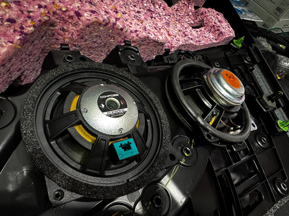 Original packaging for HELIX Ci7 M100FM-S3 4” hi-end midrange speaker pair – FlexMount | 3Ω by MC Audio Sydney