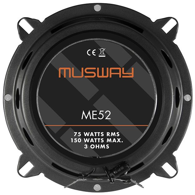 Original packaging for Musway ME-52 5.25” 2-way coaxial speaker set – by MC Audio Sydney