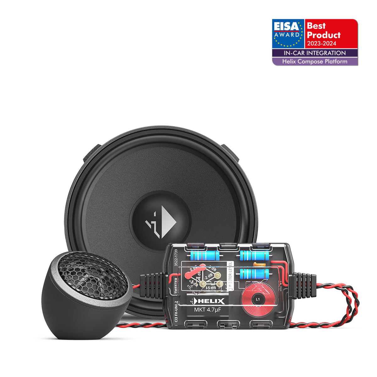 HELIX Ci3 K100.2FM-S3 MK2 - 4" 2-Way Component Speaker Set, FlexMount | 3Ω by HELIX | MC Audio Sydne