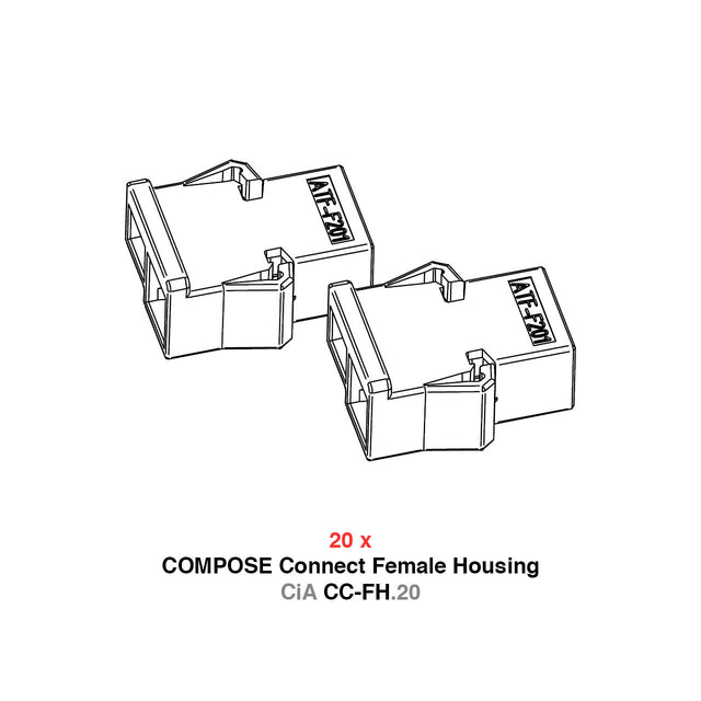 HELIX CiA CC-FH.20 COMPOSE Connect female housing kit for speaker wiring integration – MC Audio Sydney