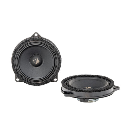 Upgrade your BMW's factory audio system with the HELIX Ci3 4-inch Type 3 midrange speaker. Designed as a vehicle-specific plug and play replacement for selected BMW models, this premium 3Ω driver delivers outstanding vocal clarity, accurate midrange reproduction and seamless OEM integration.