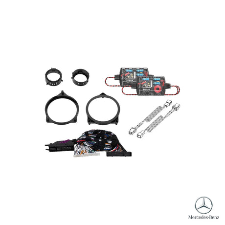 HELIX Ci3 front speaker upgrade for Mercedes GLC X253 Burmester with DSP amplifier – MC Audio Sydney